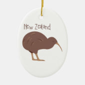 Kiwi-Neuseeland-Vogel Keramikornament (Vorne)