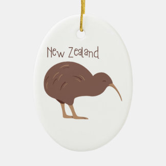 Kiwi-Neuseeland-Vogel Keramikornament