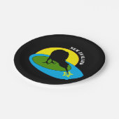 Kiwi - Neuseeländischer Vogel & Bro (Party für Rei Pappteller (Schrägansicht)