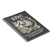 Kiwi: Neuseelands Emblem des Naturwunders Notizblock (Rechte Seite)