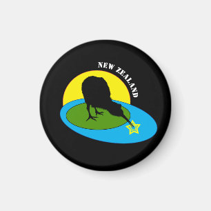 Kiwi - New Zealand Bird & Bro Travel (Magnete) Magnet