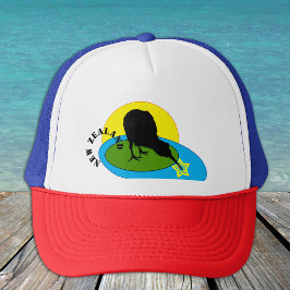 Kiwi - New Zealand Bird Fashion /Trucker Hat Truckerkappe