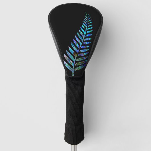 KIWI NEW ZEALAND FERN PAUA GOLF HEADCOVER (Vorderseite)