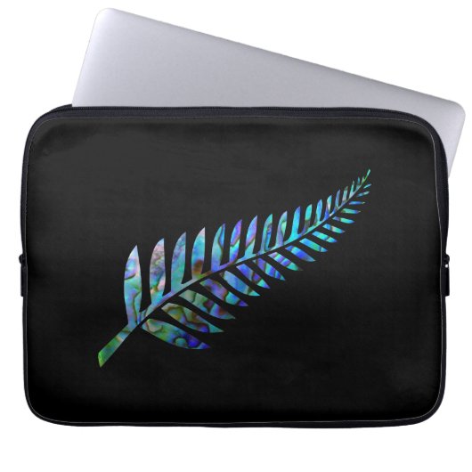 KIWI NEW ZEALAND FERN PAUA LAPTOPSCHUTZHÜLLE (Vorderseite)