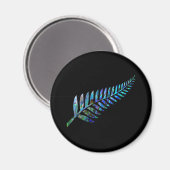 KIWI NEW ZEALAND FERN PAUA MAGNET (Vorderseite/Rückseite)