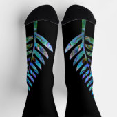 KIWI NEW ZEALAND FERN PAUA SOCKS SOCKEN (Oben)