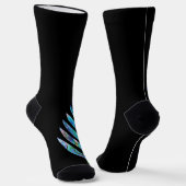 KIWI NEW ZEALAND FERN PAUA SOCKS SOCKEN (Gewinkelt)