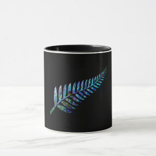 KIWI NEW ZEALAND FERN PAUA TASSE