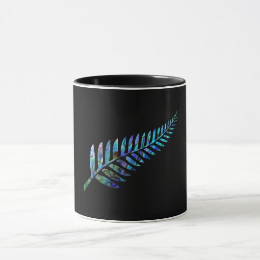KIWI NEW ZEALAND FERN PAUA TASSE (Zentrum)