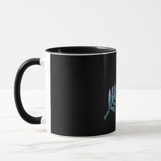 KIWI NEW ZEALAND FERN PAUA TASSE (Links)