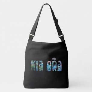 KIWI NEW ZEALAND KIA ORA PAUA CROSSBODY BAG TRAGETASCHEN MIT LANGEN TRÄGERN