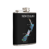 KIWI NEW ZEALAND KIWI MAP PAUA FLACHMANN (Rechts)