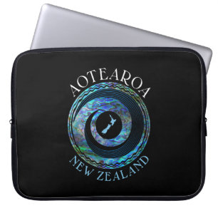 KIWI NEW ZEALAND KORU PAUA LAPTOPSCHUTZHÜLLE