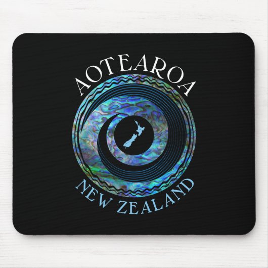 KIWI NEW ZEALAND KORU PAUA MOUSEPAD (Vorne)