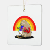 Kiwi New Zealand Music Keramikornament (Links)