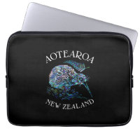 KIWI NEW ZEALAND PAUA LAPTOP SLEEVE