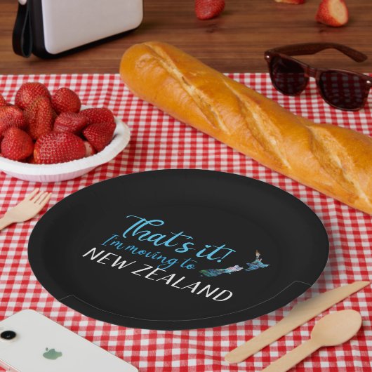 KIWI NEW ZEALAND PAUA PAPPTELLER (Picknick)