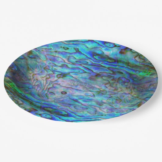 KIWI NEW ZEALAND PAUA PAPPTELLER (Schrägansicht)