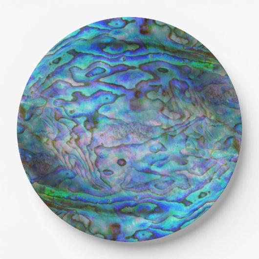 KIWI NEW ZEALAND PAUA PAPPTELLER (Vorderseite)