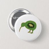 Kiwi nz Kiwifruit Button (Vorne & Hinten)
