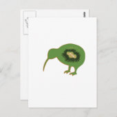 Kiwi nz Kiwifruit Postkarte (Vorne/Hinten)