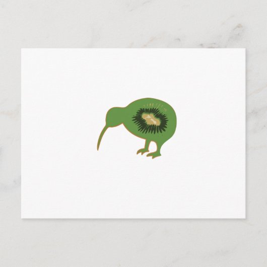 Kiwi nz Kiwifruit Postkarte (Vorderseite)