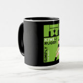 Kiwi NZ Rugby Players Art Tasse (Vorderseite Links)