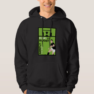 Kiwi NZ Rugby-Spieler-Kunst Hoodie