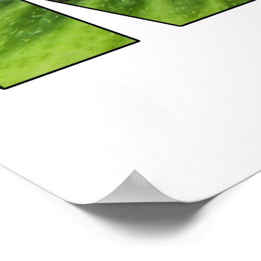 Kiwi-Obst Poster (Ecke)