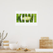 Kiwi-Obst Poster (Küche)