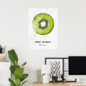 Kiwi Obstmarkt Poster (Heimbüro)