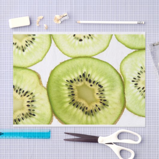 Kiwi Obstzwirnpapier Seidenpapier (Handwerk)