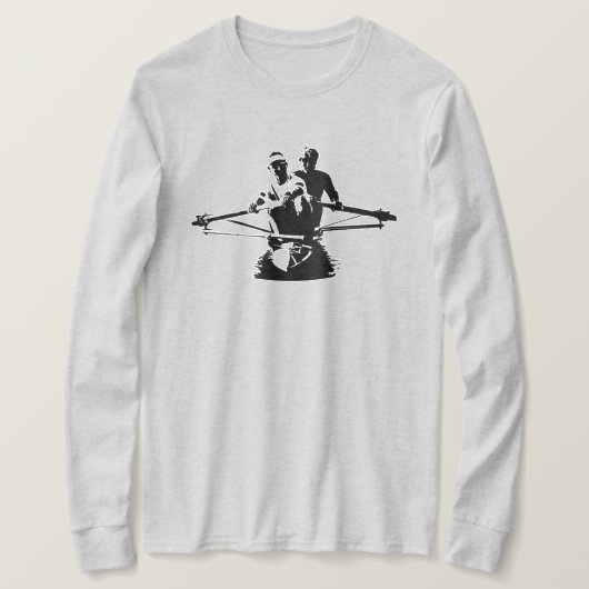 Kiwi Pair Neuseeland rudert lange Ärmel T-Shirt (Design vorne)