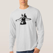 Kiwi Pair Neuseeland rudert lange Ärmel T-Shirt (Vorderseite)