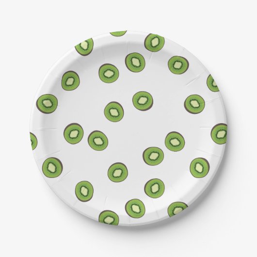 Kiwi Pappteller (Vorderseite)