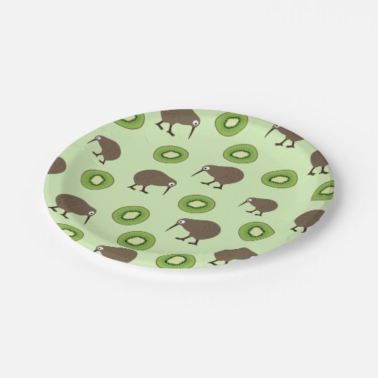 Kiwi Pappteller (Schrägansicht)