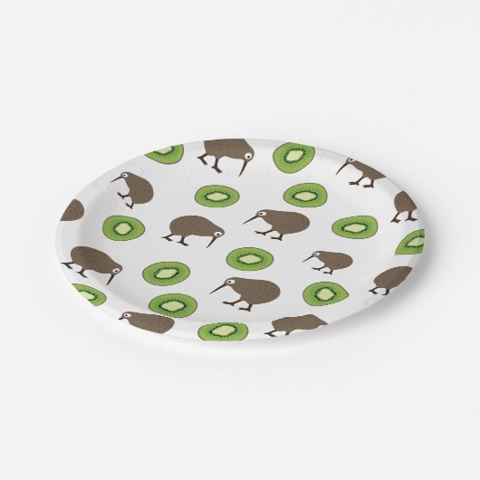 Kiwi Pappteller (Schrägansicht)