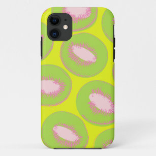 Kiwi Pop Art Frucht Muster in Chartreuse und Rosa Case-Mate iPhone Hülle