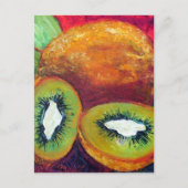 Kiwi Postkarte (Vorderseite)
