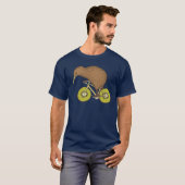 Kiwi-Reitfahrrad mit Kiwi-Rädern T-Shirt (Vorne ganz)
