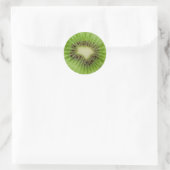 Kiwi Runder Aufkleber (Tasche)