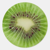 Kiwi Runder Aufkleber (Vorderseite)