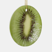 Kiwi-Scheibe Keramik Ornament (Rechts)