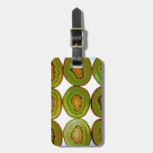 Kiwi-Scheiben Gepäckanhänger (Vorderseite vertikal)