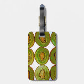 Kiwi-Scheiben Gepäckanhänger (Rückseite vertikal)