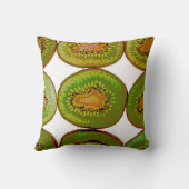 Kiwi-Scheiben Kissen (Rückseite)