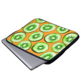 Kiwi-Scheiben Laptopschutzhülle (Vorne Knopf)
