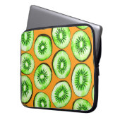 Kiwi-Scheiben Laptopschutzhülle (Vorderseite Links)