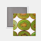 Kiwi-Scheiben Magnet (Vorderseite/Rückseite)