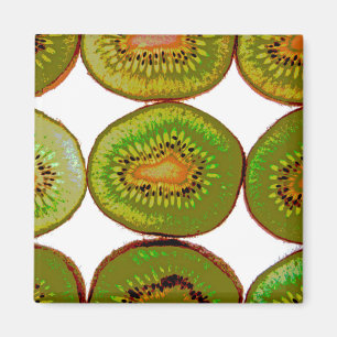 Kiwi-Scheiben Magnet
